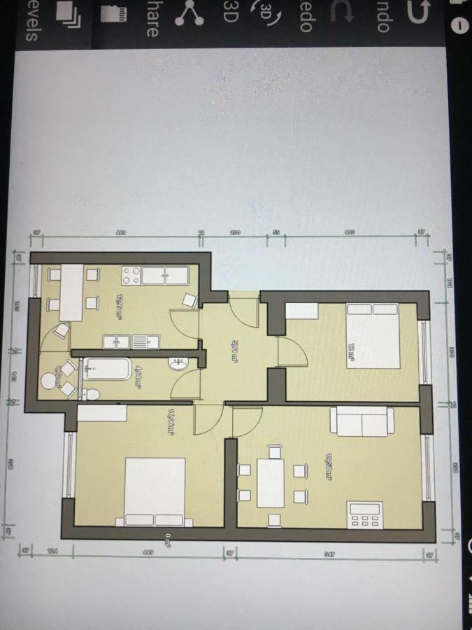 Ferienwohnung In Erfurt Mit Kleinem Balkon, 2 Schlafzimmer Esterno foto